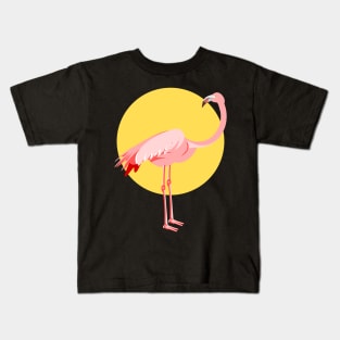 Pink Flamingo Kids T-Shirt